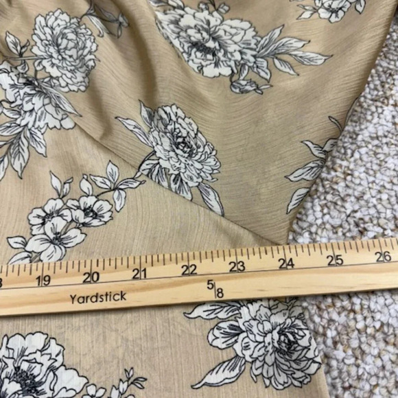 Woolworths Natural Split Mandarin Blouse Size 16 Peasant Boho Tunic Top - Picture 7 of 10